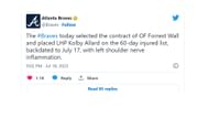 Atlanta Braves tweet